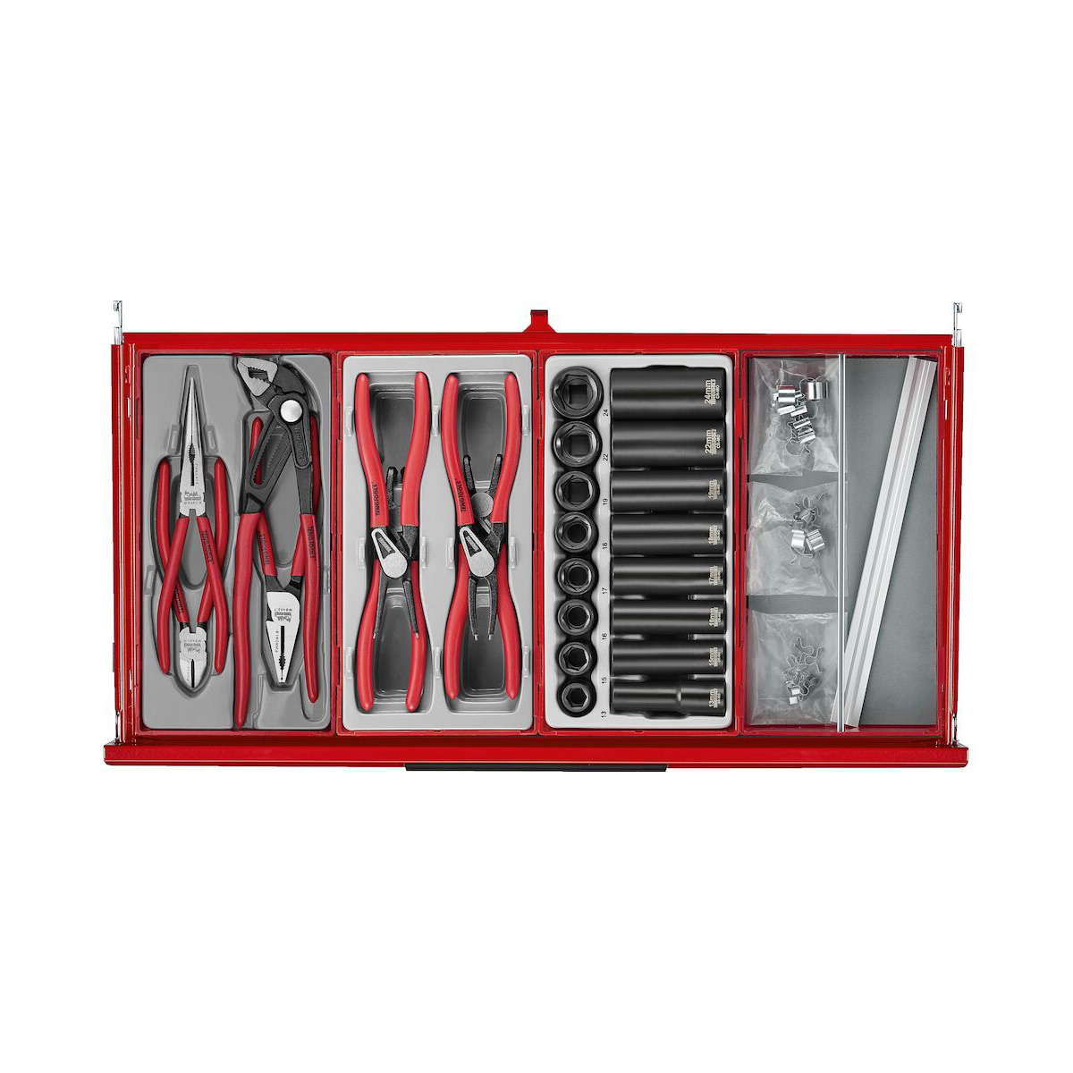 Teng Tools 26in PRO35™ Stack Tool Kit 753 Pieces Red